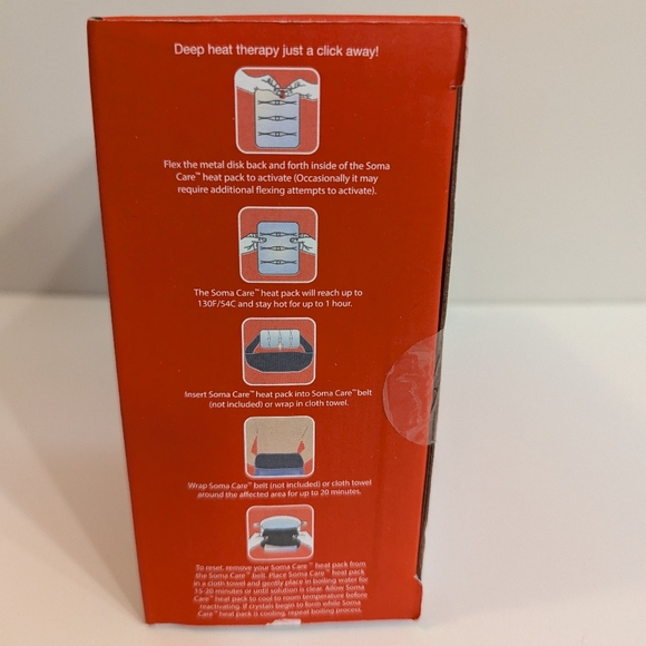 SomaCare Click Activate Knee Heat Pack - Picture 2 of 3